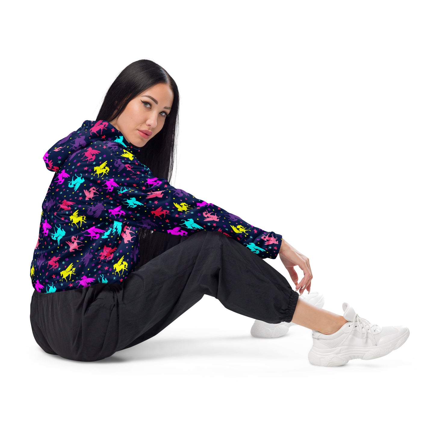 Women’s Pegasus cropped windbreaker