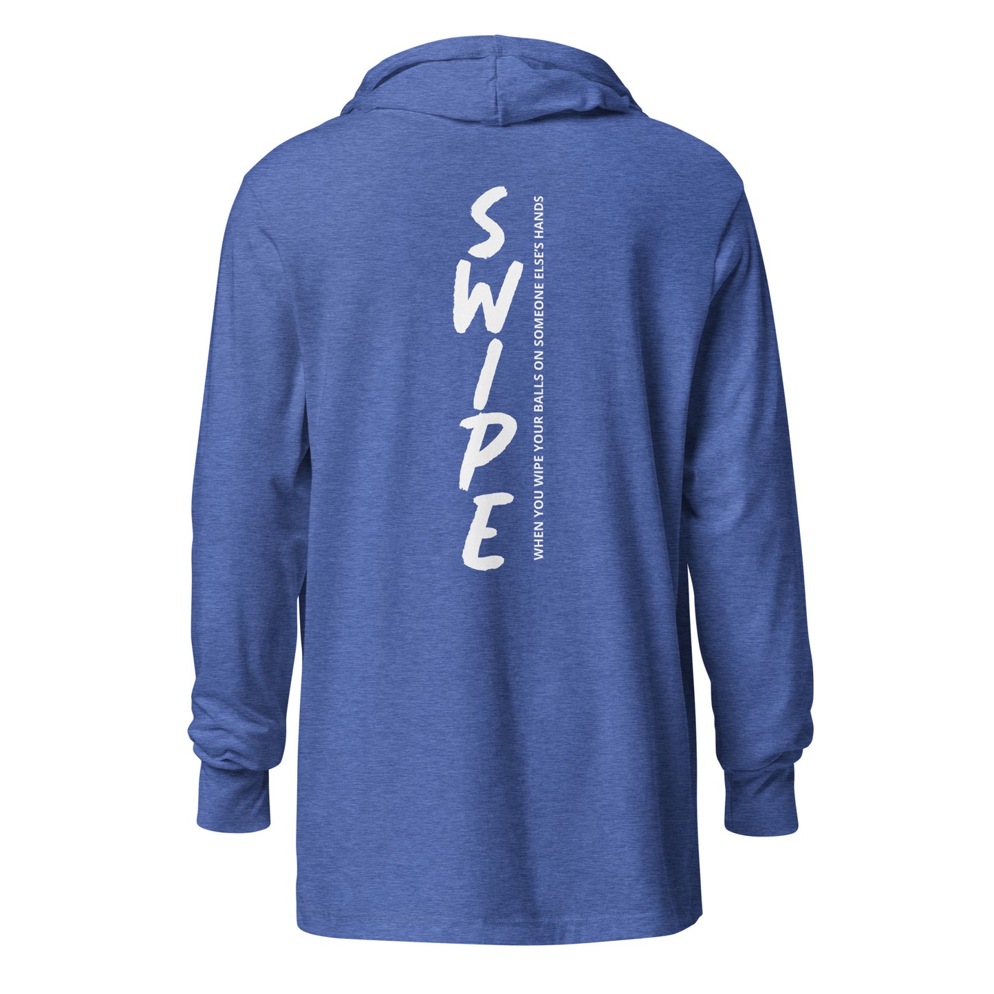 SWIPE Hooded long-sleeve tee