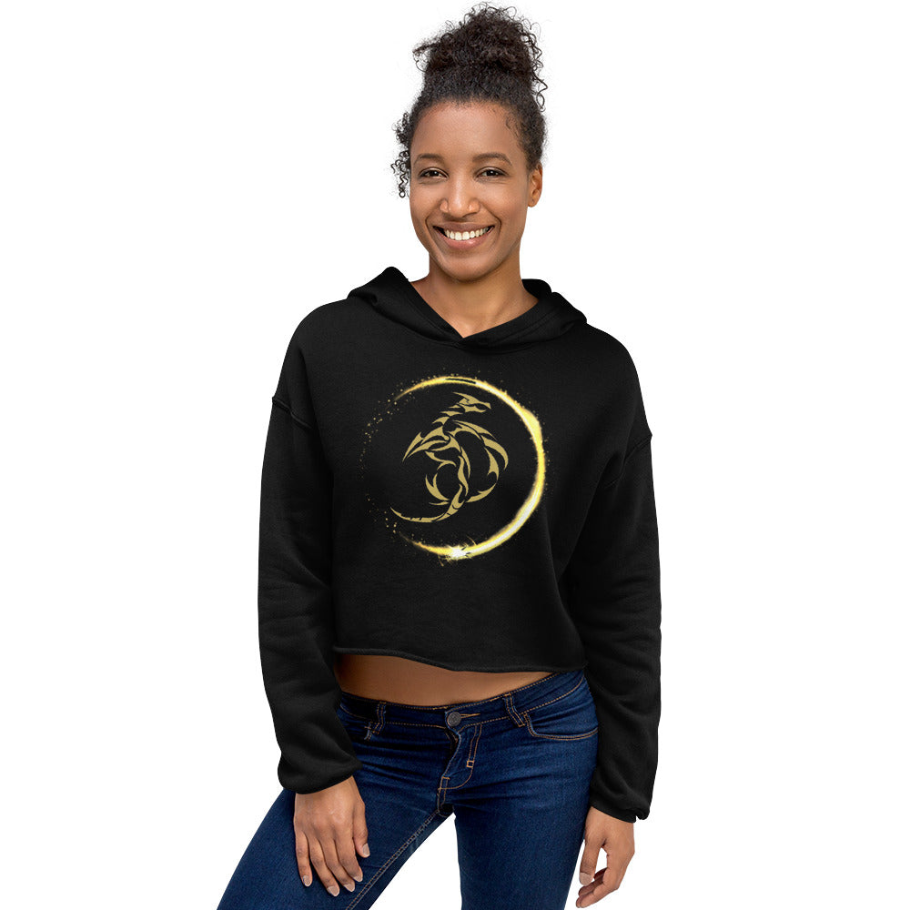 Sisu Gold Crop Hoodie