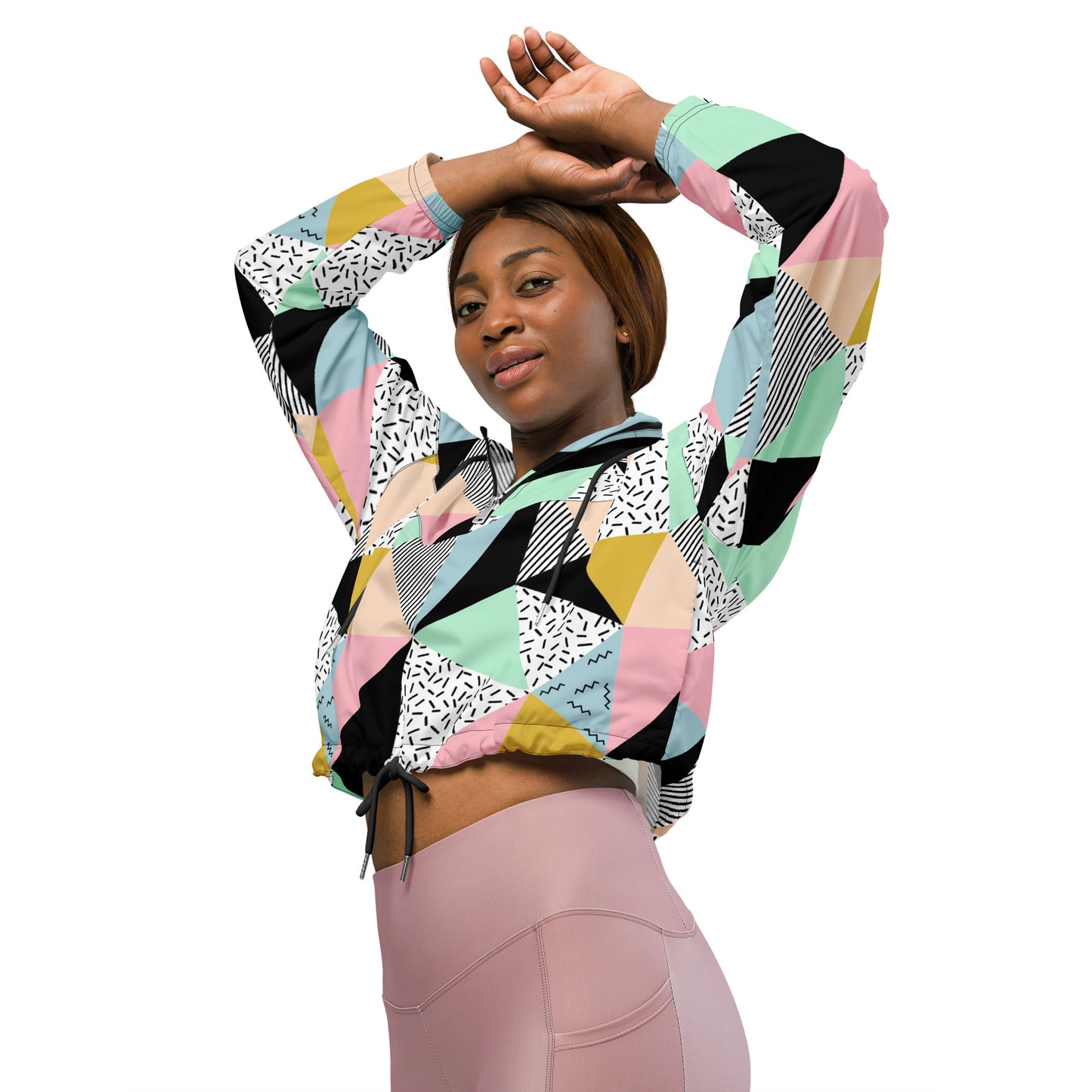 Regina cropped windbreaker