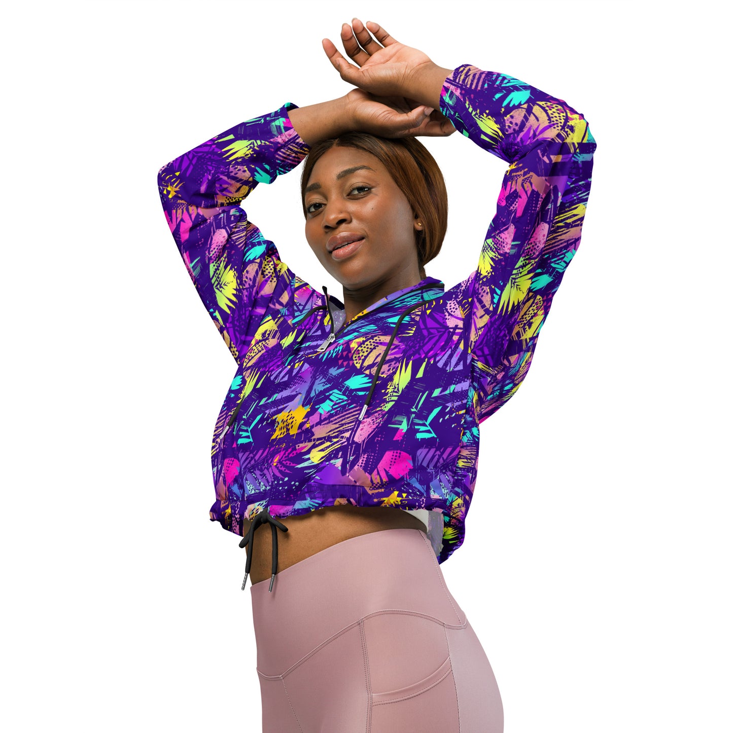 Kyla cropped windbreaker