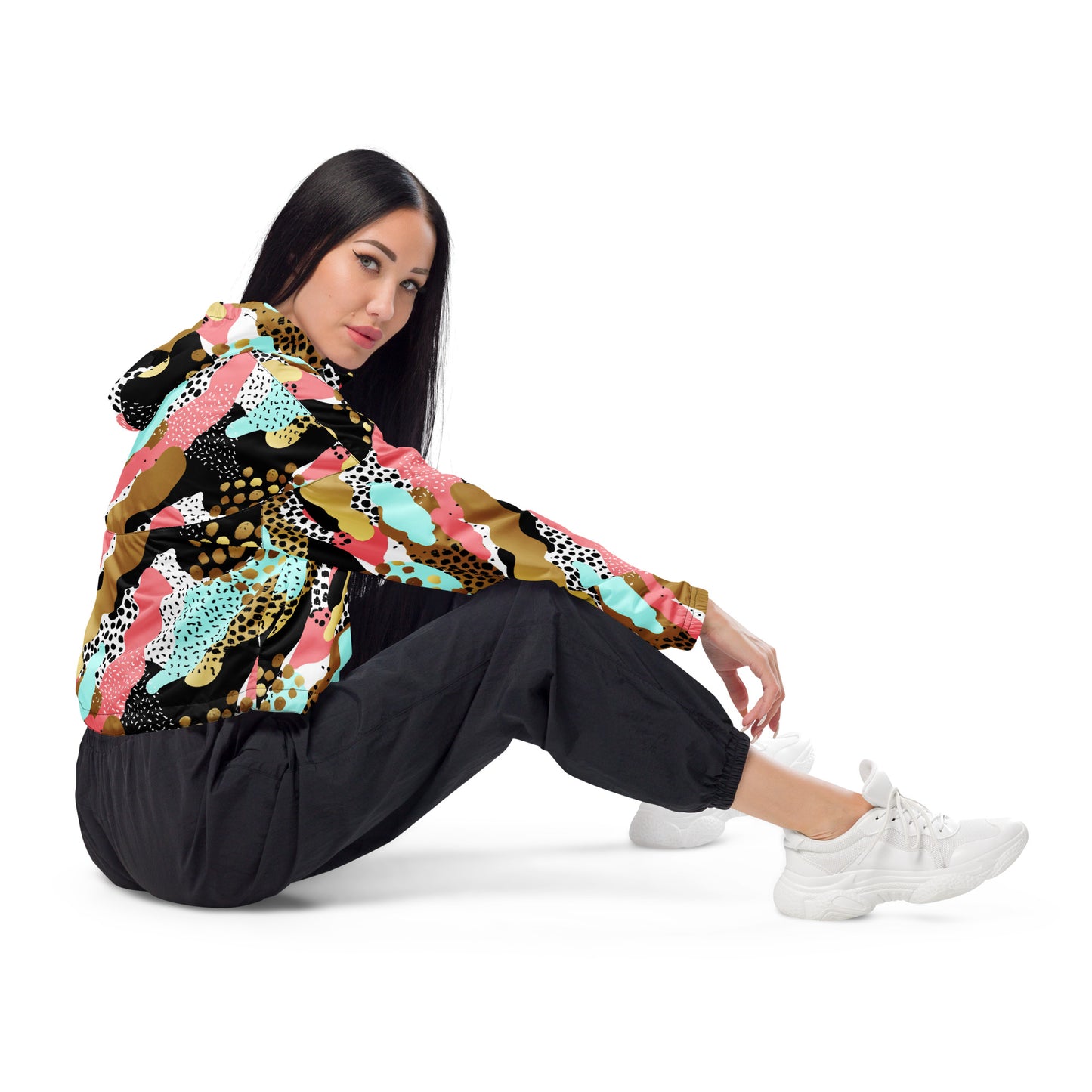 Natalia cropped windbreaker