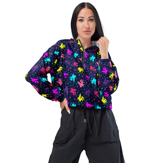 Women’s Pegasus cropped windbreaker