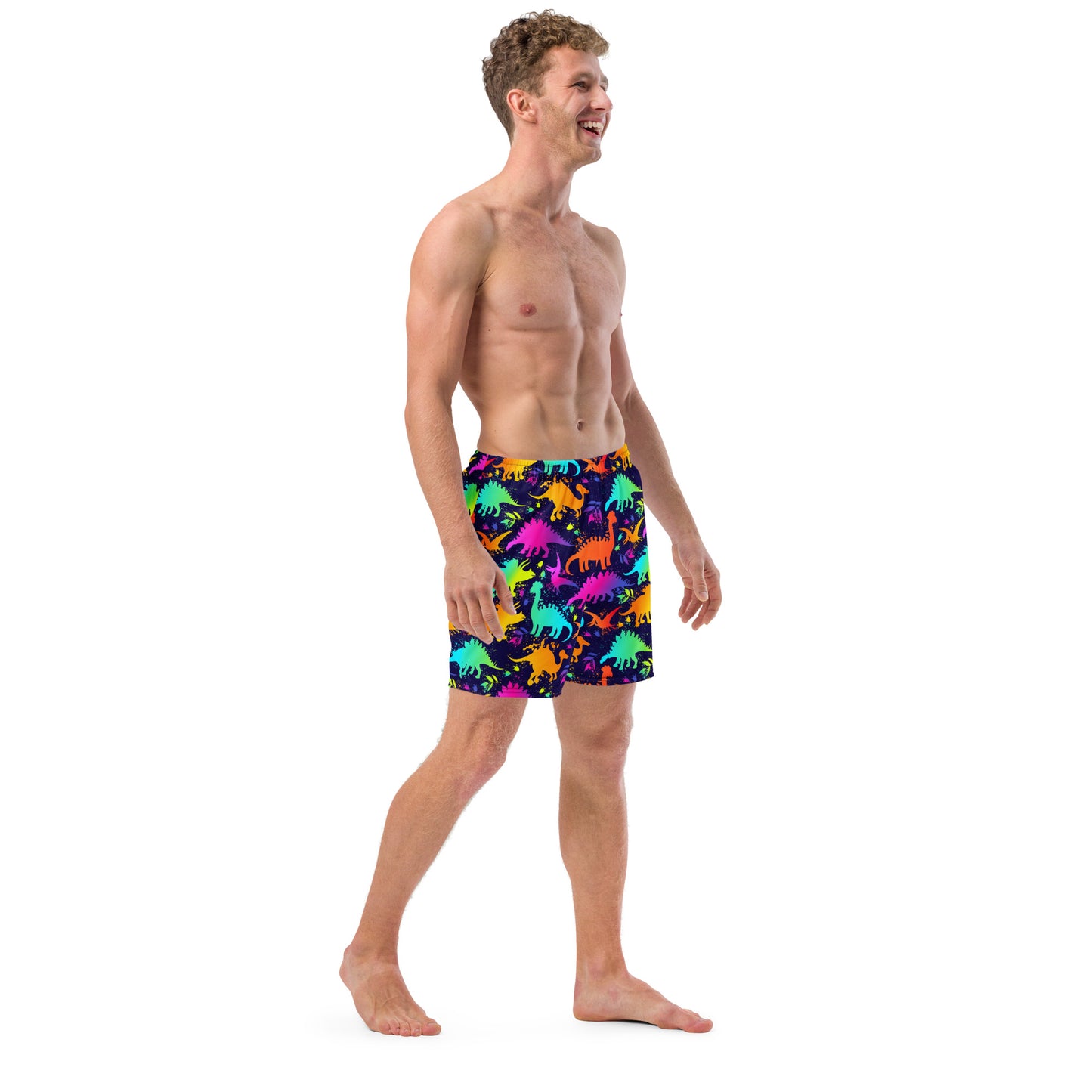 Rexy and I know It swim trunks